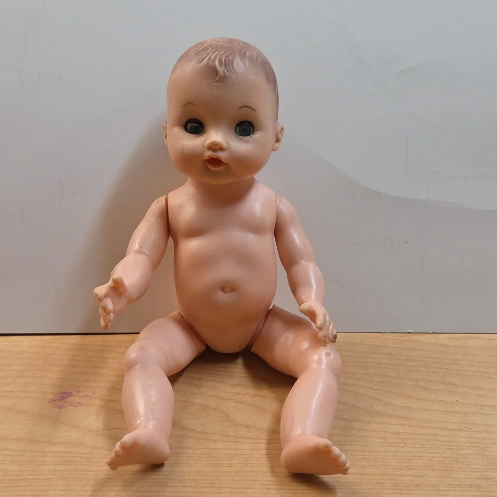 2 1960's Rubber Dolls Ginny‎ Baby..Sleepy Eye Doll